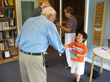zach greeting mr anderson